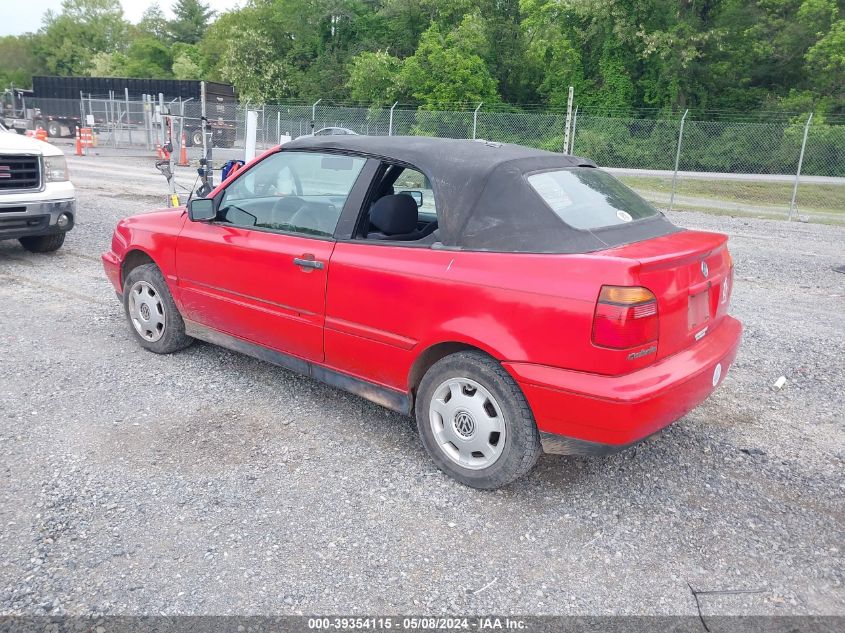 1998 Volkswagen Cabrio Gl VIN: 3VWAA81E3WM808694 Lot: 39354115