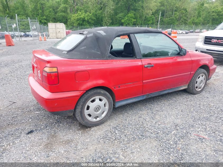 1998 Volkswagen Cabrio Gl VIN: 3VWAA81E3WM808694 Lot: 39354115