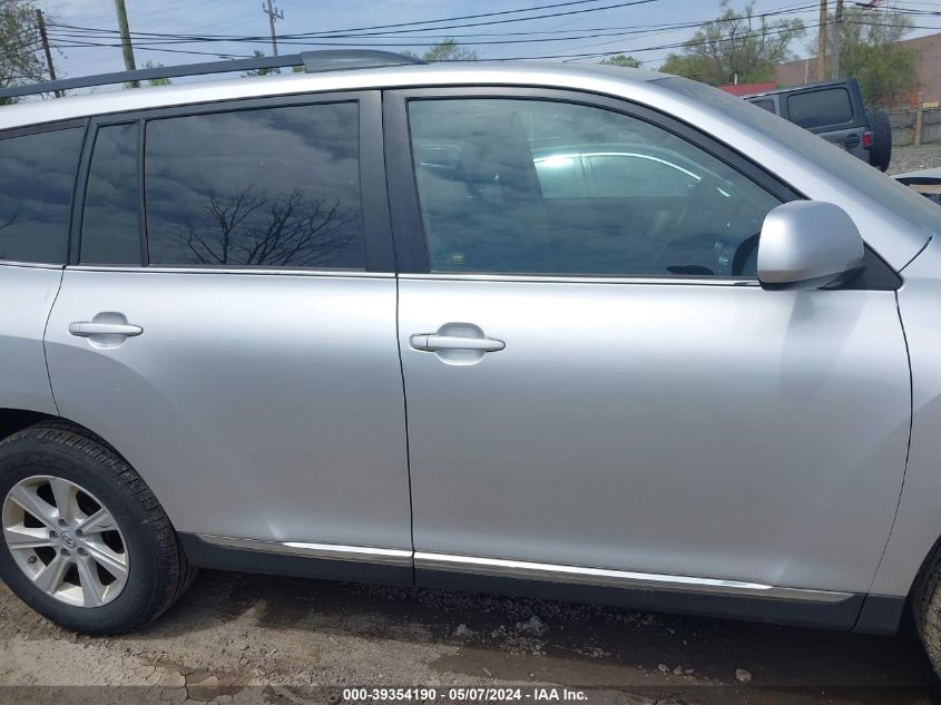 2011 Toyota Highlander Base V6/Se V6 VIN: 5TDBK3EH4BS066554 Lot: 39354190