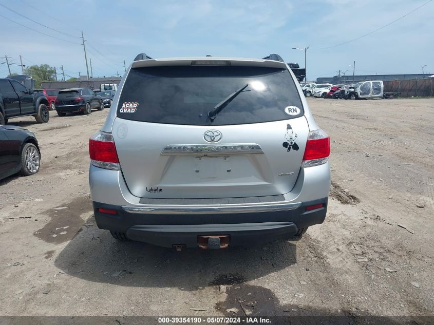 2011 Toyota Highlander Base V6/Se V6 VIN: 5TDBK3EH4BS066554 Lot: 39354190