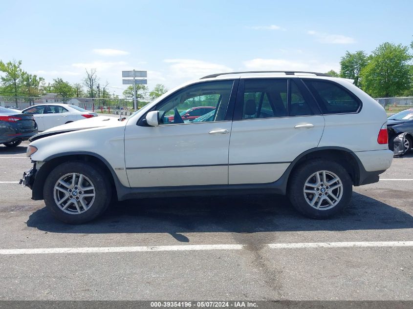 2005 BMW X5 3.0I VIN: 5UXFA13575LY09701 Lot: 39354196