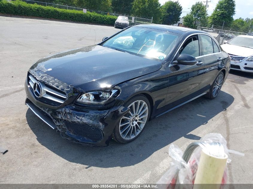 55SWF4JB3HU214721 2017 MERCEDES-BENZ C CLASS - Image 2