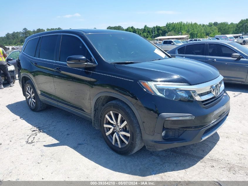 2020 Honda Pilot 2Wd Ex-L VIN: 5FNYF5H53LB019162 Lot: 39354210