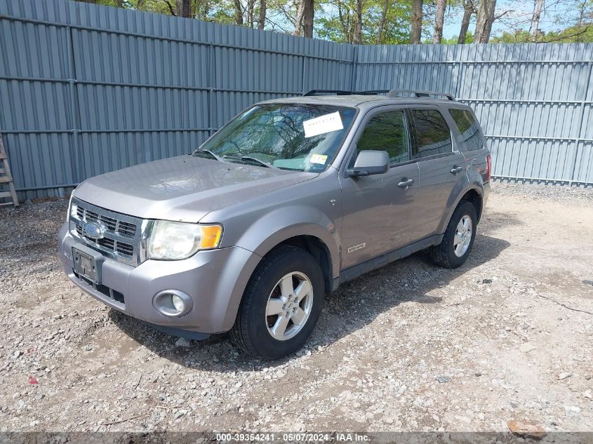 2008 Ford Escape Xlt VIN: 1FMCU93108KA83306 Lot: 39354241