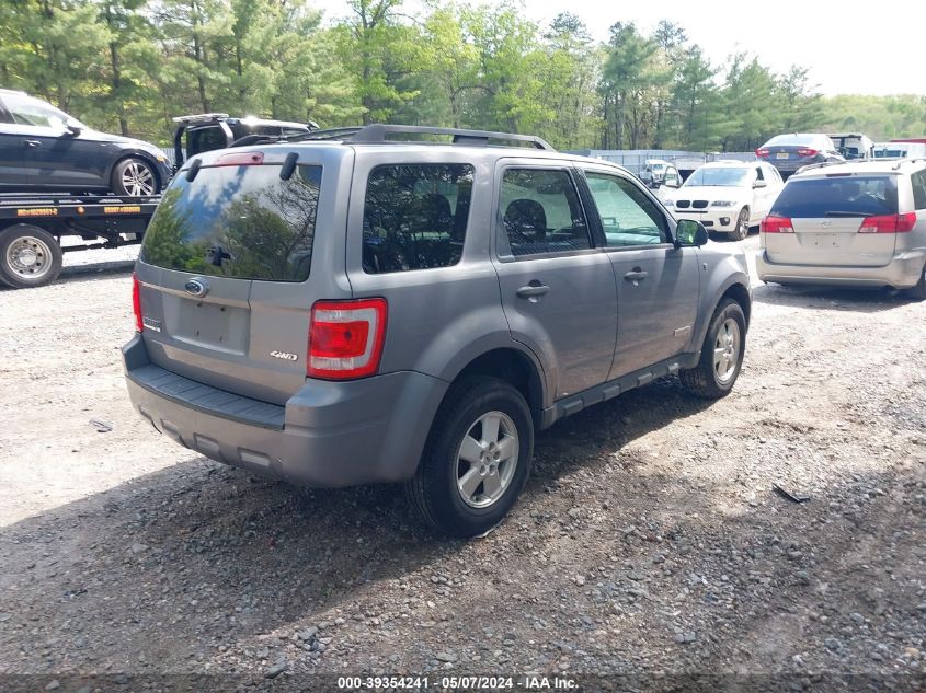 2008 Ford Escape Xlt VIN: 1FMCU93108KA83306 Lot: 39354241