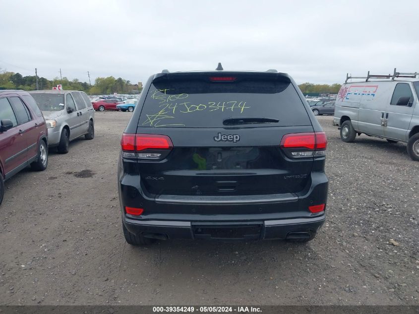 2019 Jeep Grand Cherokee Limited X 4X4 VIN: 1C4RJFBG2KC814718 Lot: 39354249