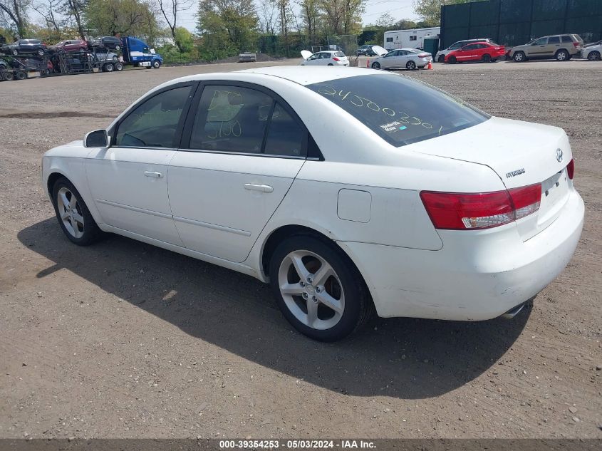 2007 Hyundai Sonata Limited/Se V6 VIN: 5NPEU46F27H212697 Lot: 39354253