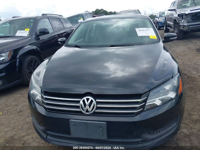 2013 Volkswagen Passat 2.5L Se VIN: 1VWBP7A37DC030636 Lot: 39354274