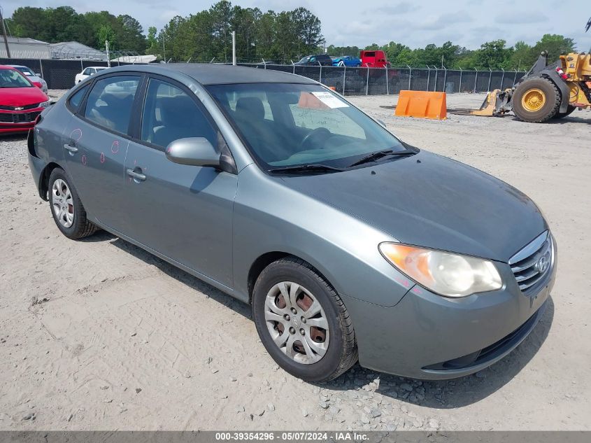 2010 Hyundai Elantra Blue VIN: KMHDU4ADXAU955795 Lot: 39354296