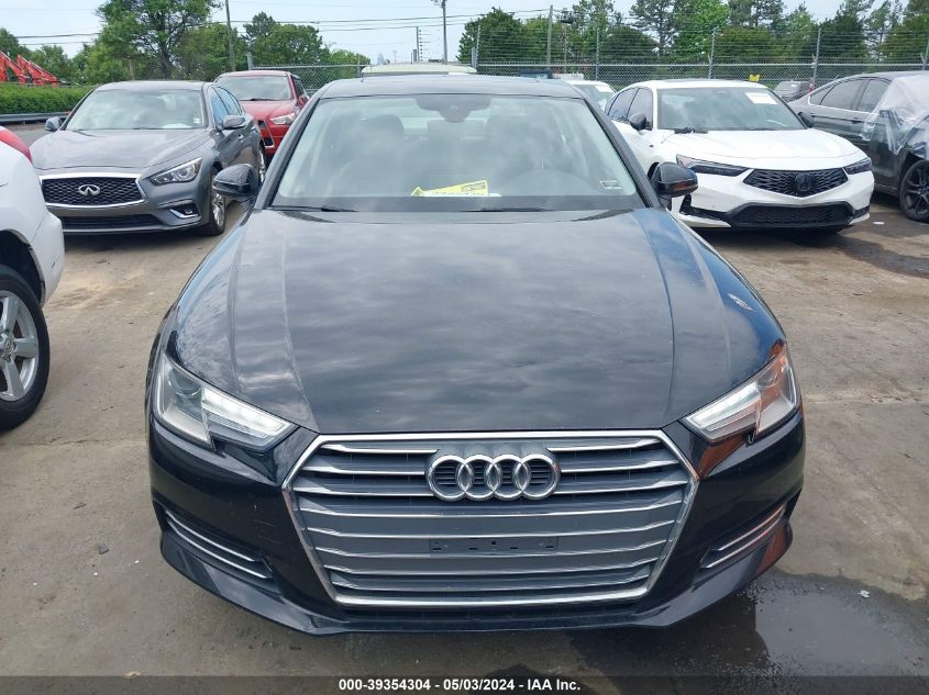 2017 Audi A4 2.0T Ultra Premium VIN: WAUGMAF46HN033602 Lot: 39354304