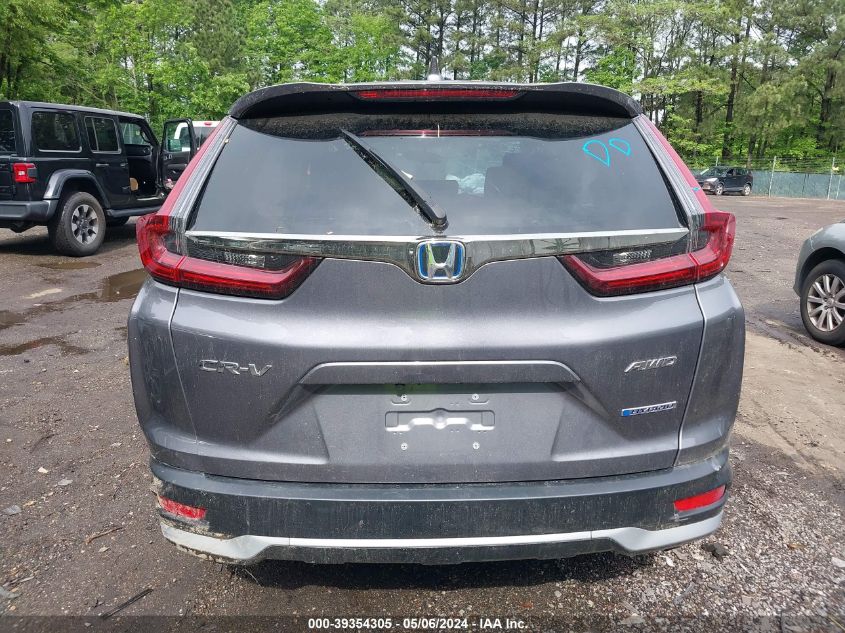 2022 Honda Cr-V Hybrid Ex VIN: 5J6RT6H52NL031395 Lot: 39354305