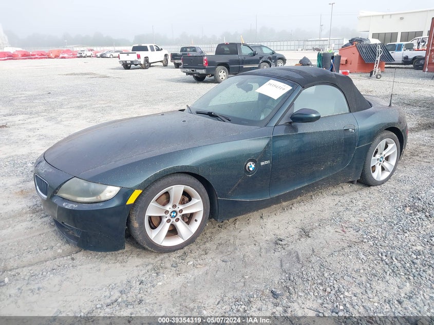 2006 BMW Z4 3.0I VIN: 4USBU33526LW69457 Lot: 39354319