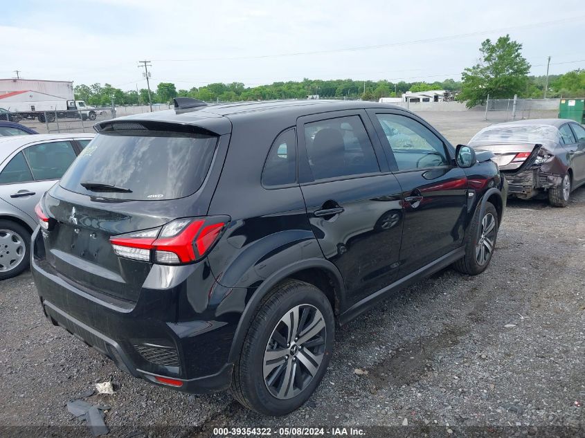 2024 Mitsubishi Outlander Sport 2.0 Es Awc/2.0 Le Awc/2.0 Ralliart Awc/2.0 S Awc/2.0 Se Awc/2.0 Trail Edition Awc VIN: JA4ARUAU5RU007674 Lot: 39354322