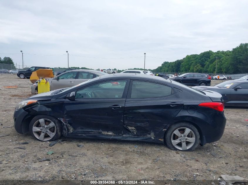 2012 Hyundai Elantra Gls (Ulsan Plant) VIN: KMHDH4AE6CU401833 Lot: 39354368