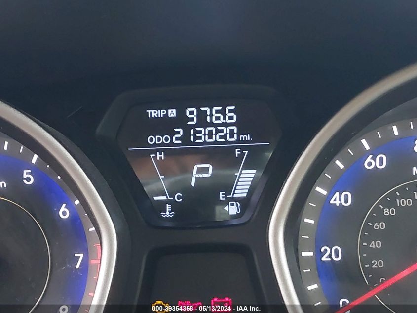 2012 Hyundai Elantra Gls (Ulsan Plant) VIN: KMHDH4AE6CU401833 Lot: 39354368