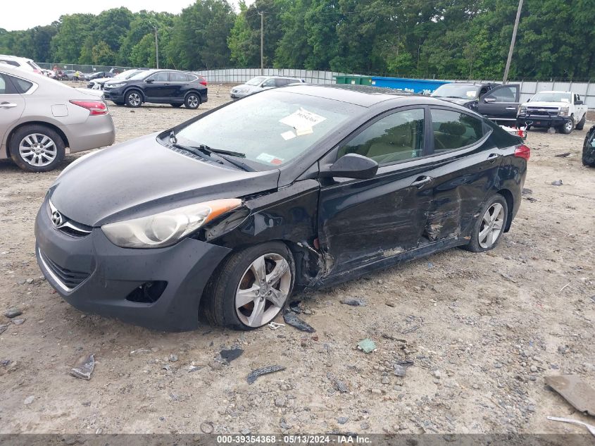 2012 Hyundai Elantra Gls (Ulsan Plant) VIN: KMHDH4AE6CU401833 Lot: 39354368