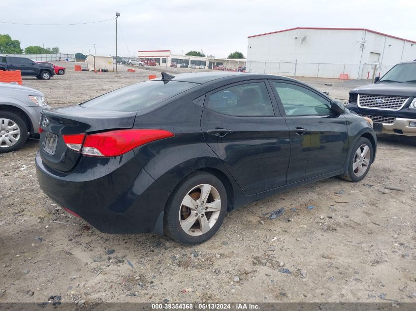 2012 Hyundai Elantra Gls (Ulsan Plant) VIN: KMHDH4AE6CU401833 Lot: 39354368