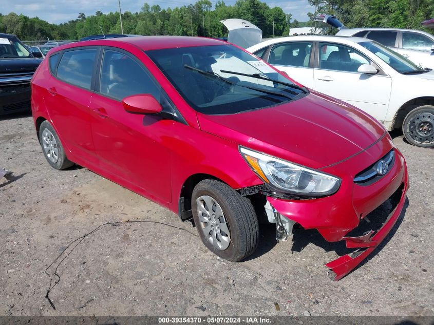 2015 Hyundai Accent Gs VIN: KMHCT5AE7FU216369 Lot: 39354370