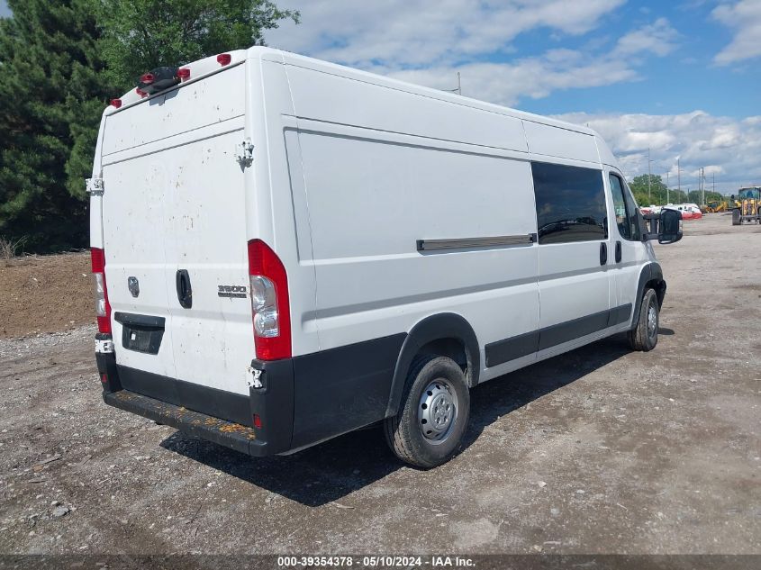 2023 Ram Promaster 3500 Cargo Van High Roof 159 Wb Ext VIN: 3C6MRVJG4PE512742 Lot: 39354378