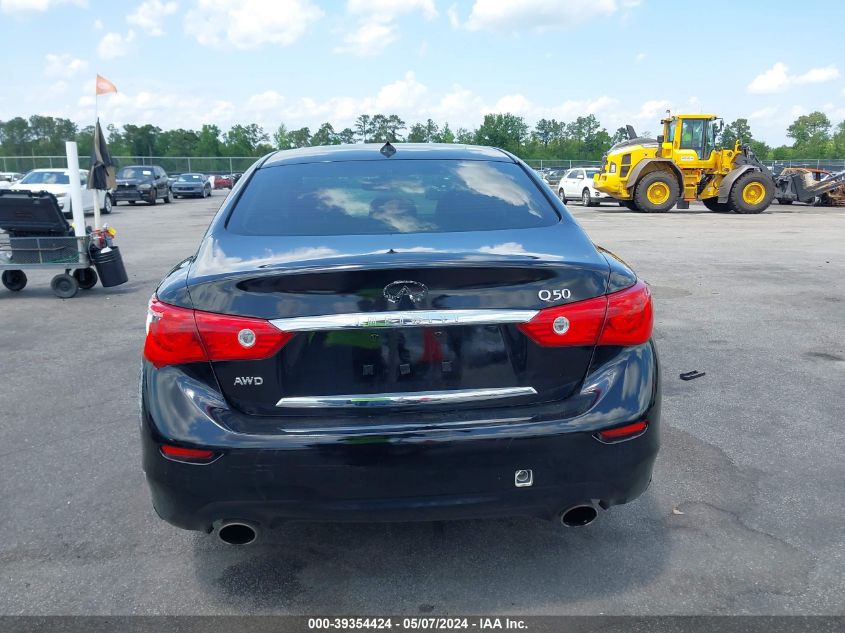 2015 Infiniti Q50 Premium VIN: JN1BV7AR9FM397101 Lot: 39354424