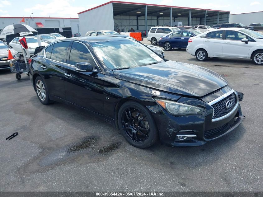 2015 Infiniti Q50 Premium VIN: JN1BV7AR9FM397101 Lot: 39354424