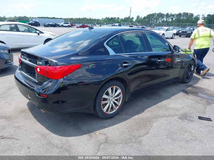 2015 Infiniti Q50 Premium VIN: JN1BV7AR9FM397101 Lot: 39354424