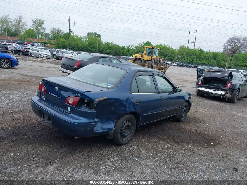 2002 Toyota Corolla Ce VIN: 2T1BR12E32C587199 Lot: 39354425