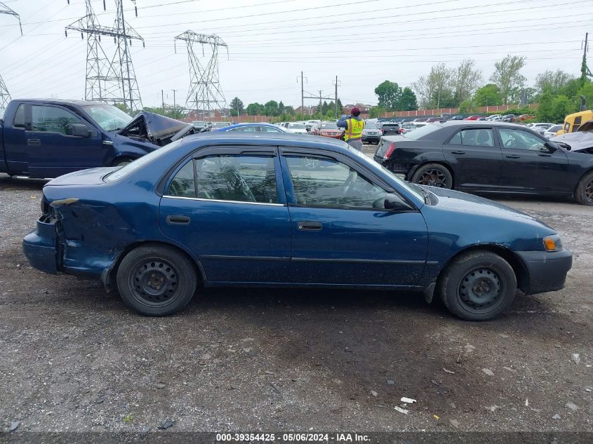 2002 Toyota Corolla Ce VIN: 2T1BR12E32C587199 Lot: 39354425