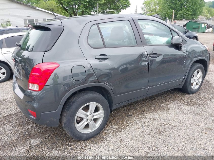 2020 Chevrolet Trax Awd Ls VIN: 3GNCJNSB1LL273145 Lot: 39354426