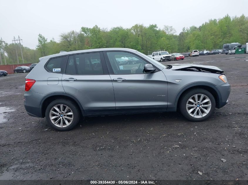 2013 BMW X3 xDrive28I VIN: 5UXWX9C58D0A18111 Lot: 39354430