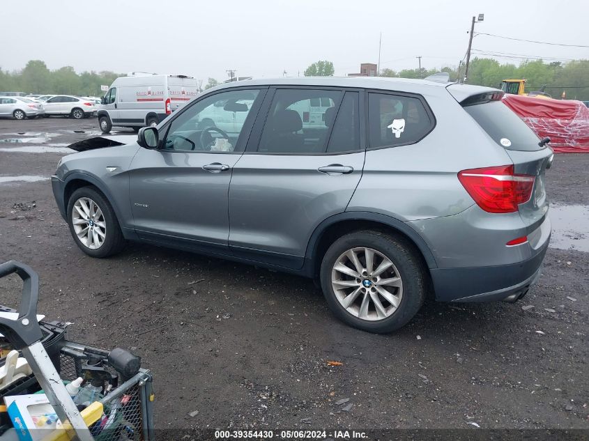 2013 BMW X3 xDrive28I VIN: 5UXWX9C58D0A18111 Lot: 39354430