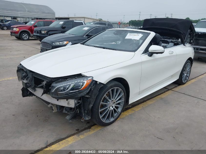 2017 Mercedes-Benz S 550 VIN: WDDXK8CB4HA023281 Lot: 39354433