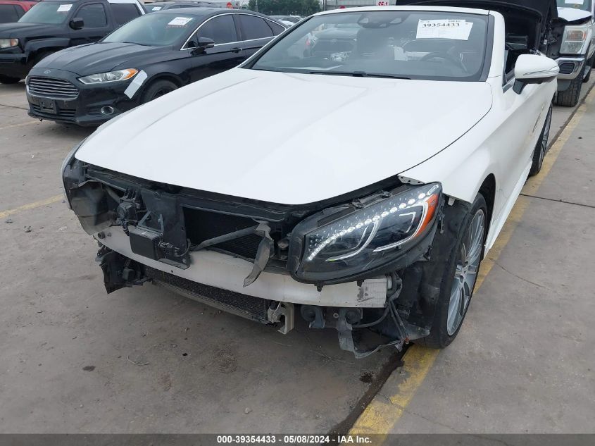 2017 MERCEDES-BENZ S 550 WDDXK8CB4HA023281