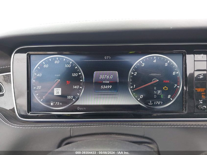 2017 MERCEDES-BENZ S 550 WDDXK8CB4HA023281