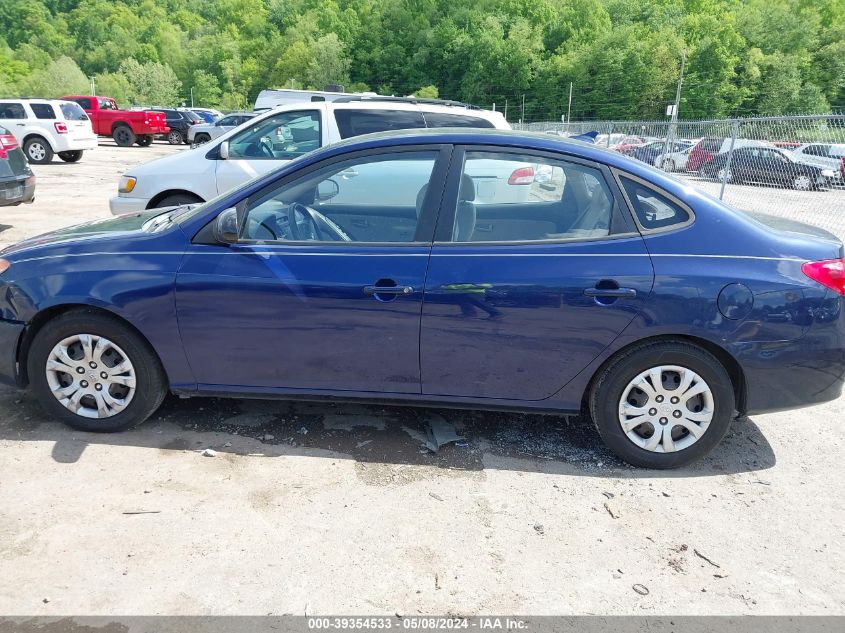 2009 Hyundai Elantra Gls VIN: KMHDU46D69U794401 Lot: 39354533