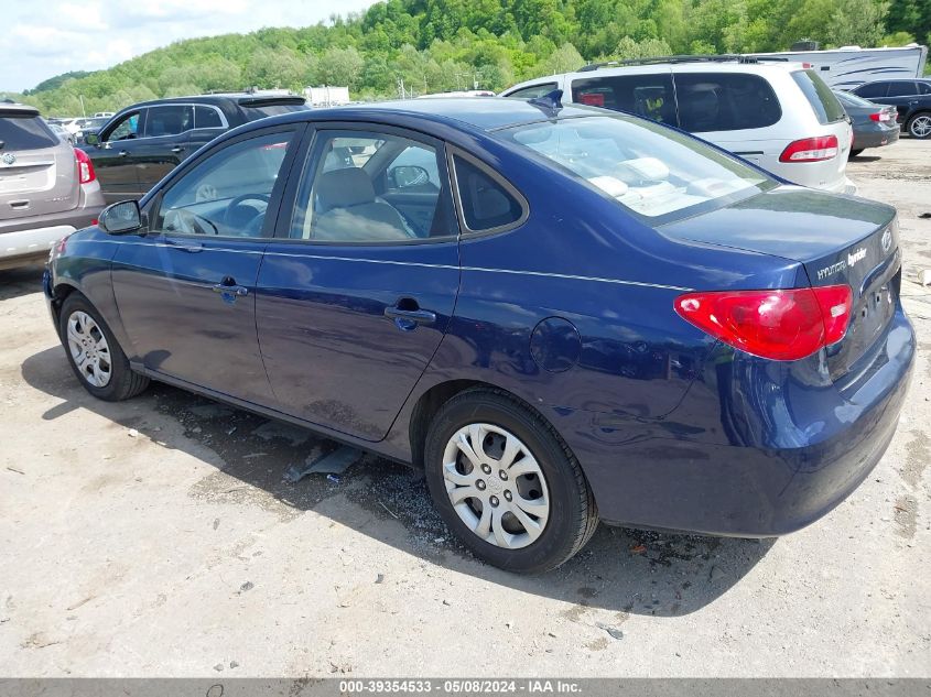 2009 Hyundai Elantra Gls VIN: KMHDU46D69U794401 Lot: 39354533