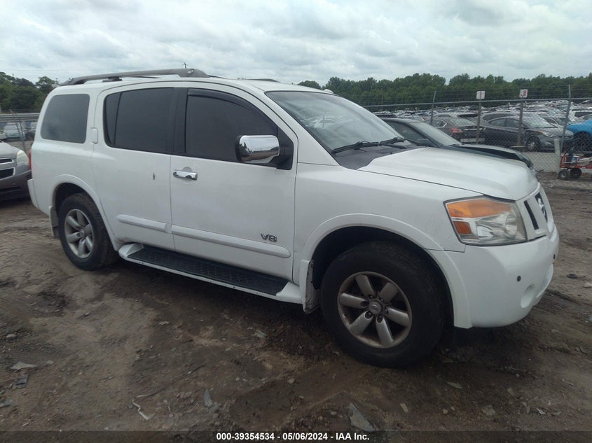2008 Nissan Armada Se VIN: 5N1AA08C38N629018 Lot: 39354534