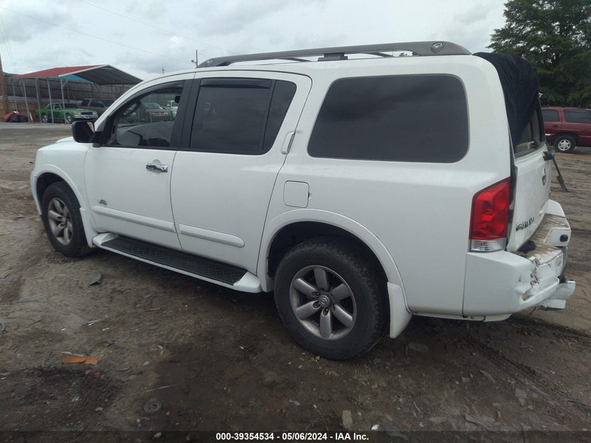 2008 Nissan Armada Se VIN: 5N1AA08C38N629018 Lot: 39354534