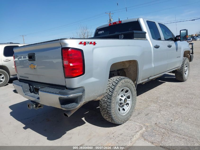 2018 Chevrolet Silverado 2500Hd Wt VIN: 1GC2KUEG2JZ258971 Lot: 39354560