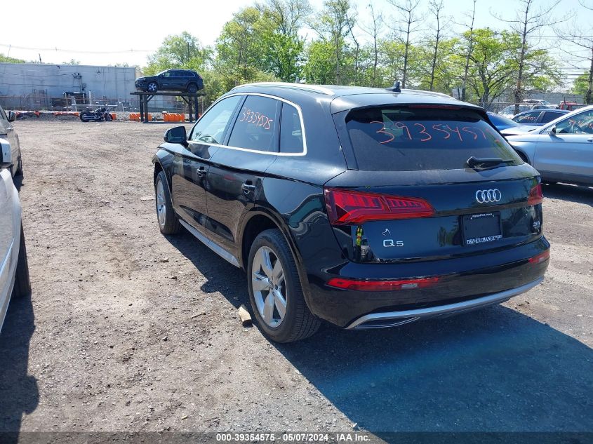 2018 Audi Q5 2.0T Premium/2.0T Tech Premium VIN: WA1BNAFY7J2086128 Lot: 39354575