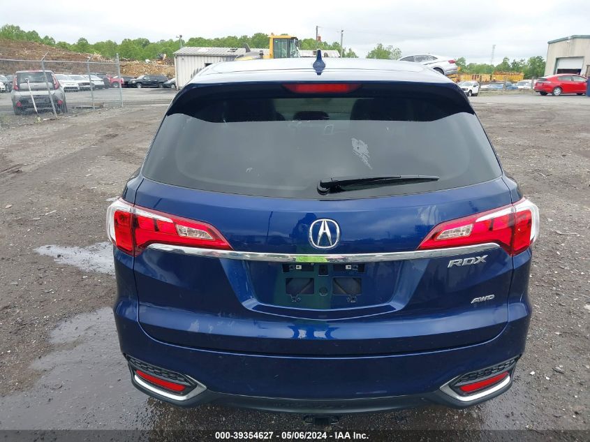 2018 Acura Rdx Technology Acurawatch Plus Packages/Technology Package VIN: 5J8TB4H51JL006454 Lot: 39354627