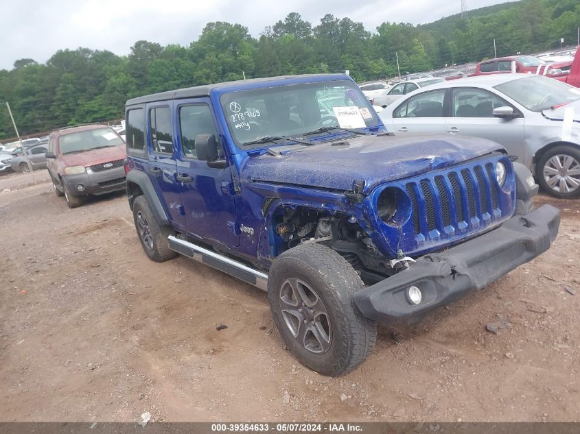 2018 Jeep Wrangler Unlimited Sport S 4X4 VIN: 1C4HJXDG5JW278763 Lot: 39354633