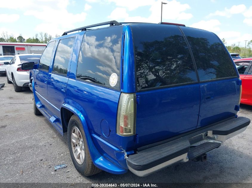 1997 Chevrolet Tahoe Ls VIN: 1GNEK13R3VJ313097 Lot: 39354643