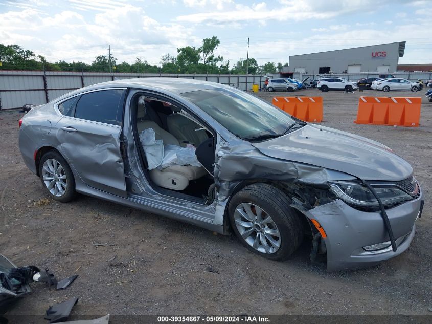 2015 Chrysler 200 C VIN: 1C3CCCCB9FN703390 Lot: 39354667