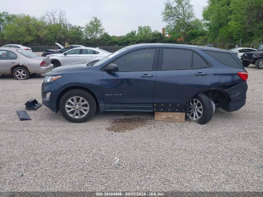 2018 Chevrolet Equinox Ls VIN: 3GNAXHEV9JS579056 Lot: 39354686