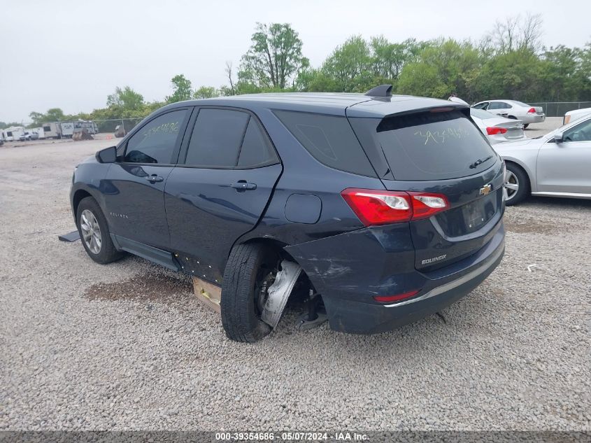 2018 Chevrolet Equinox Ls VIN: 3GNAXHEV9JS579056 Lot: 39354686