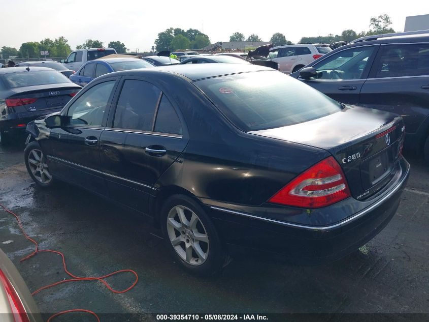 2007 Mercedes-Benz C 280 Luxury 4Matic VIN: WDBRF92H87F924348 Lot: 39354710