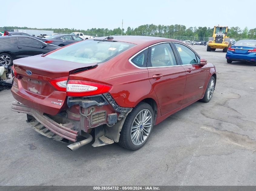 2014 Ford Fusion Hybrid Se VIN: 3FA6P0LU8ER154795 Lot: 39354732