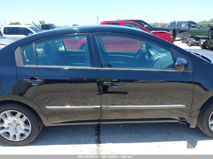 2012 Nissan Sentra 2.0 S VIN: 3N1AB6AP2CL606391 Lot: 39354752