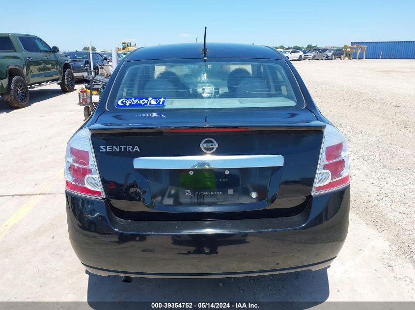 2012 Nissan Sentra 2.0 S VIN: 3N1AB6AP2CL606391 Lot: 39354752